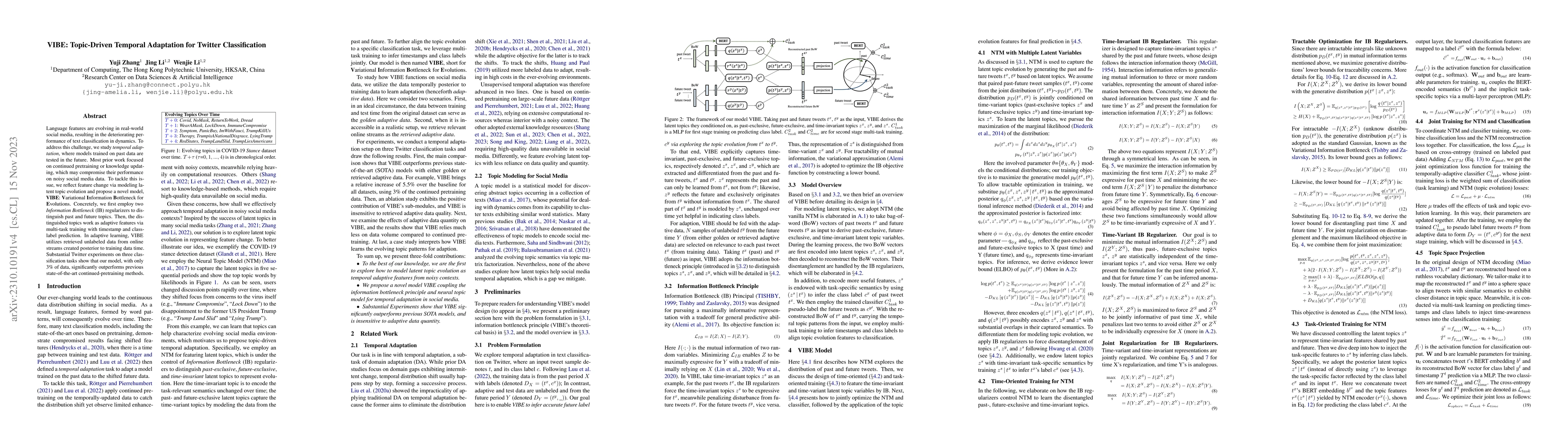 Thumbnail for VIBE: Topic-Driven Temporal Adaptation for Twitter Classification