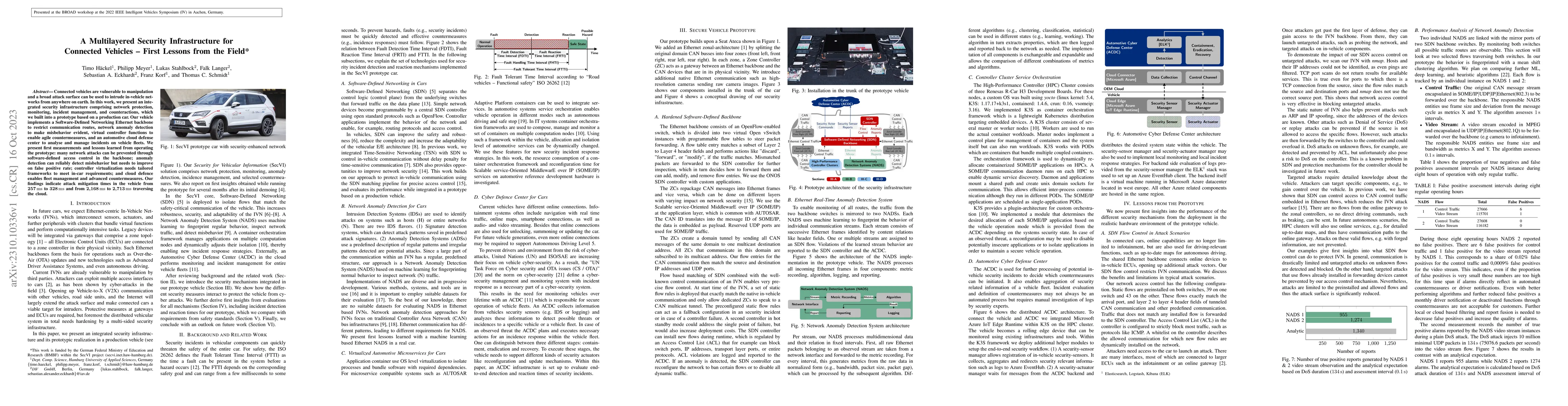 Thumbnail for A Multilayered Security Infrastructure for Connected Vehicles -- First
  Lessons from the Field