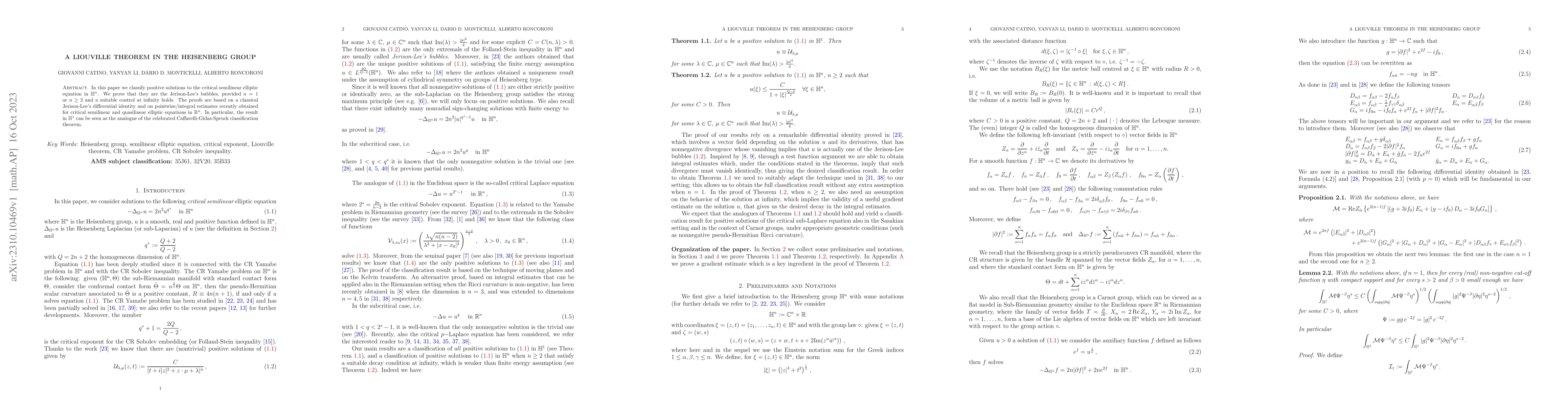 Thumbnail for A Liouville theorem in the Heisenberg group