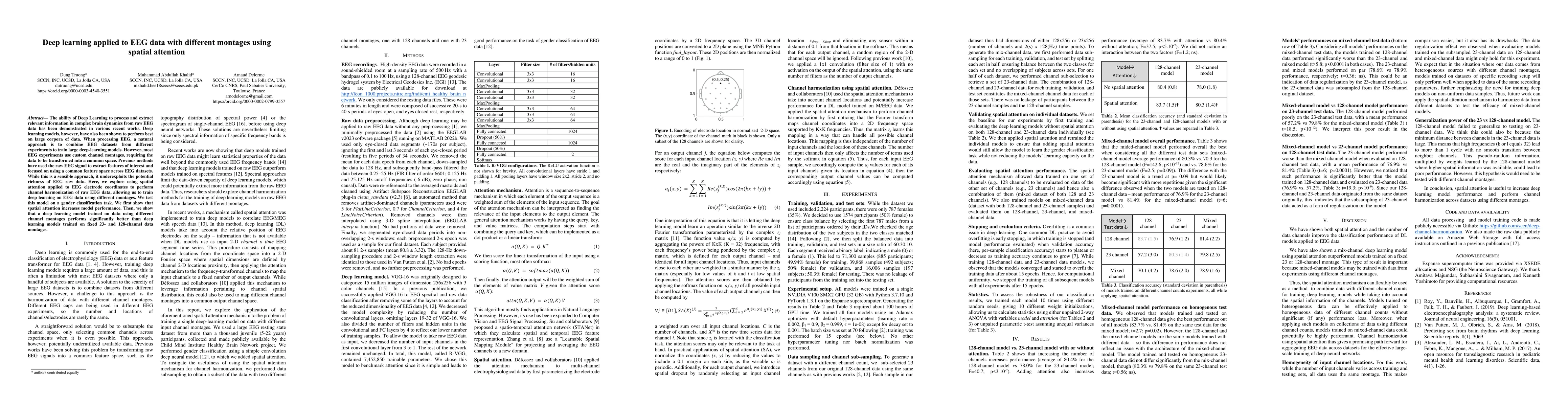 Thumbnail for Deep learning applied to EEG data with different montages using spatial
  attention