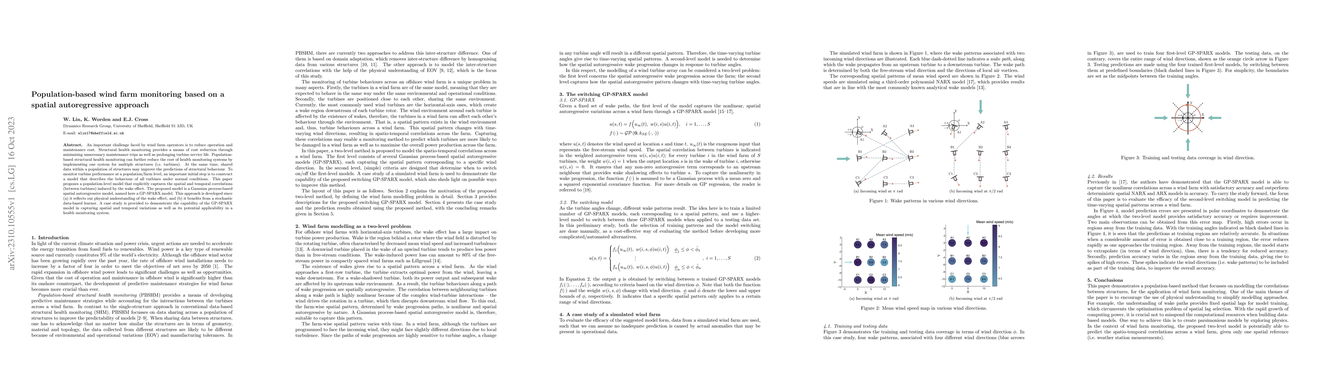 Thumbnail for Population-based wind farm monitoring based on a spatial autoregressive
  approach