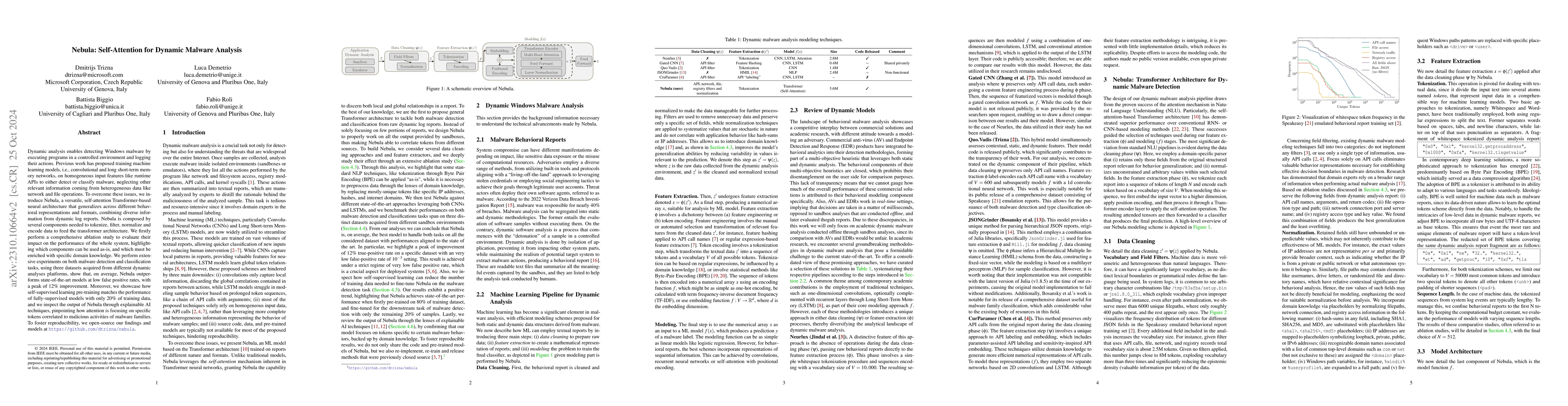 Thumbnail for Nebula: Self-Attention for Dynamic Malware Analysis