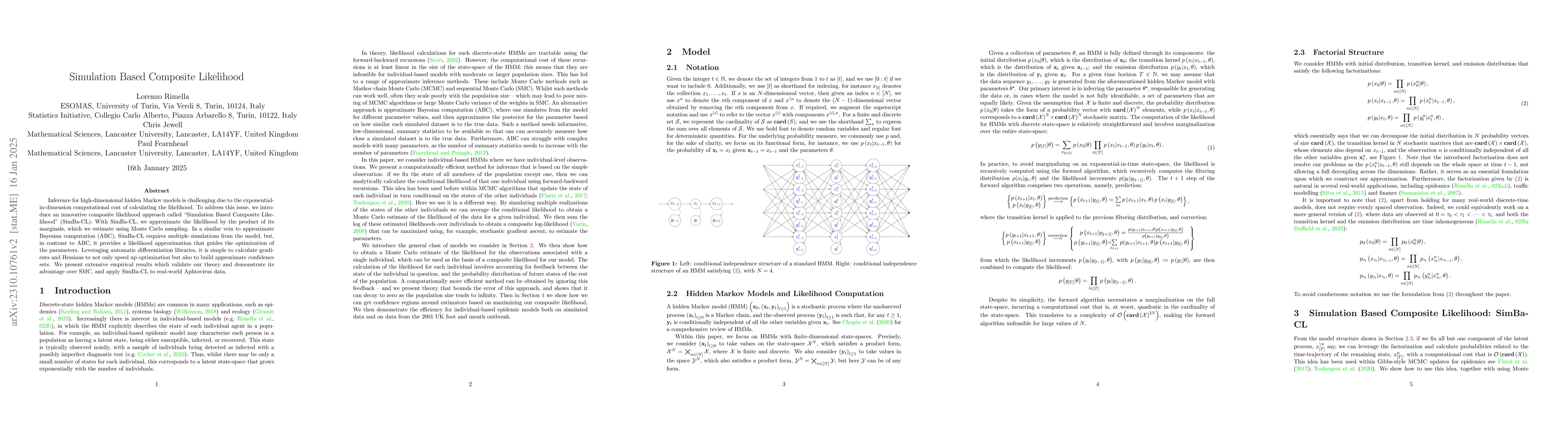Thumbnail for Simulation Based Composite Likelihood