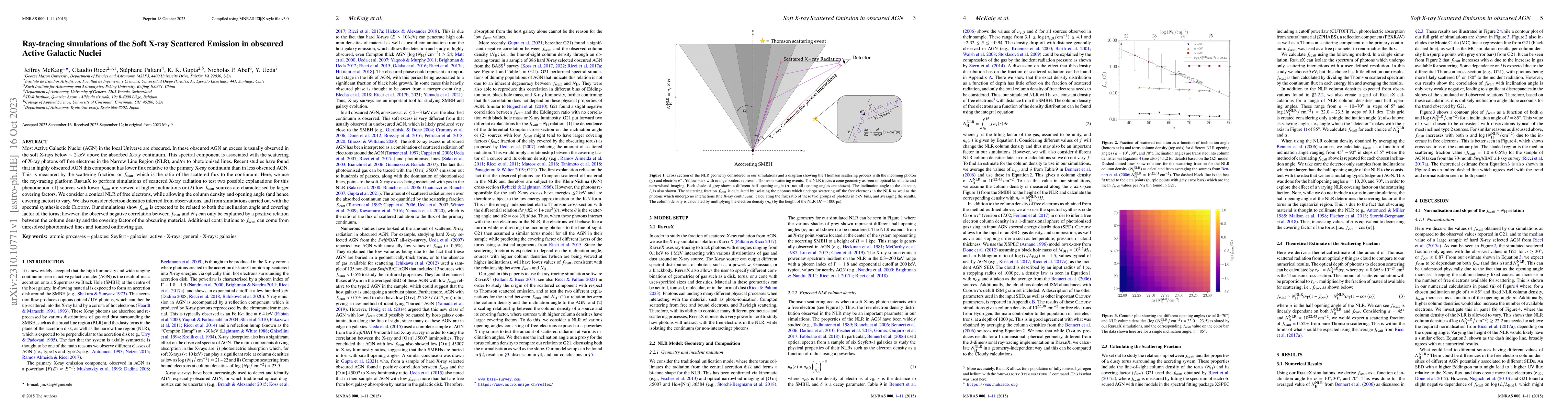 Thumbnail for Ray-tracing simulations of the Soft X-ray Scattered Emission in obscured
  Active Galactic Nuclei