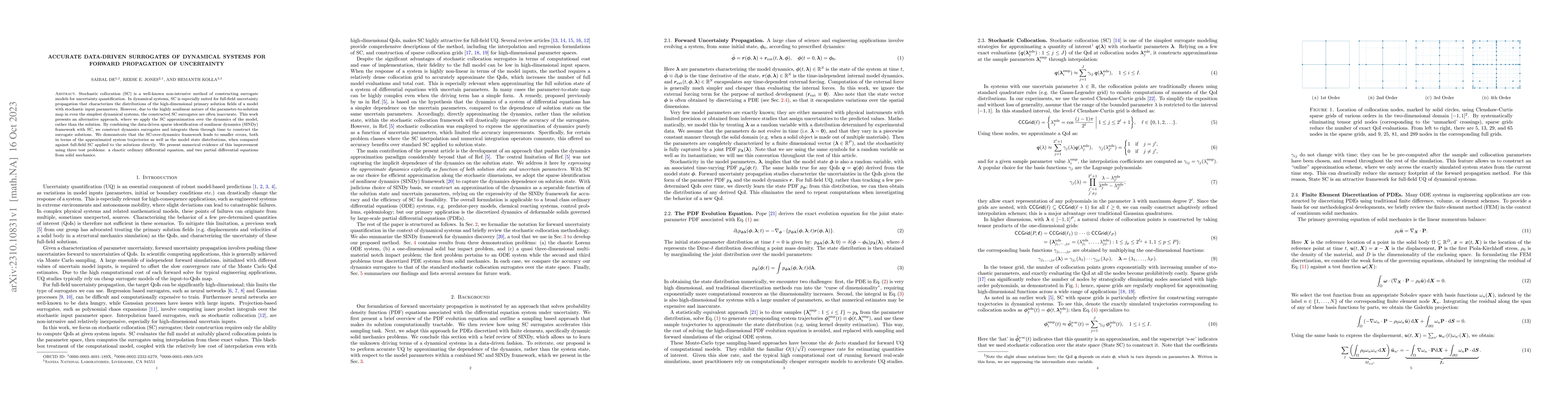 Thumbnail for Accurate Data-Driven Surrogates of Dynamical Systems for Forward
  Propagation of Uncertainty
