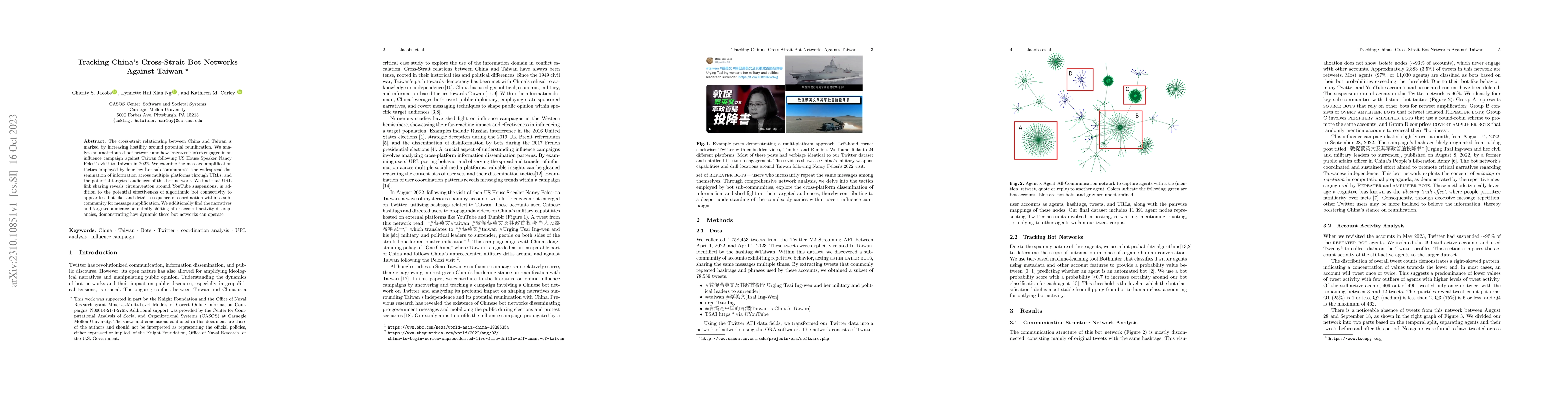 Thumbnail for Tracking China's cross-strait bot networks against Taiwan