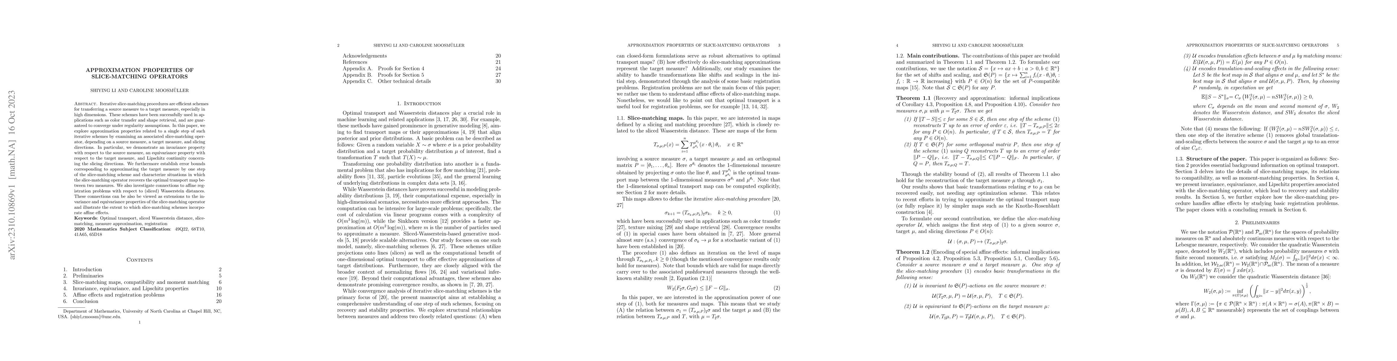 Thumbnail for Approximation properties of slice-matching operators