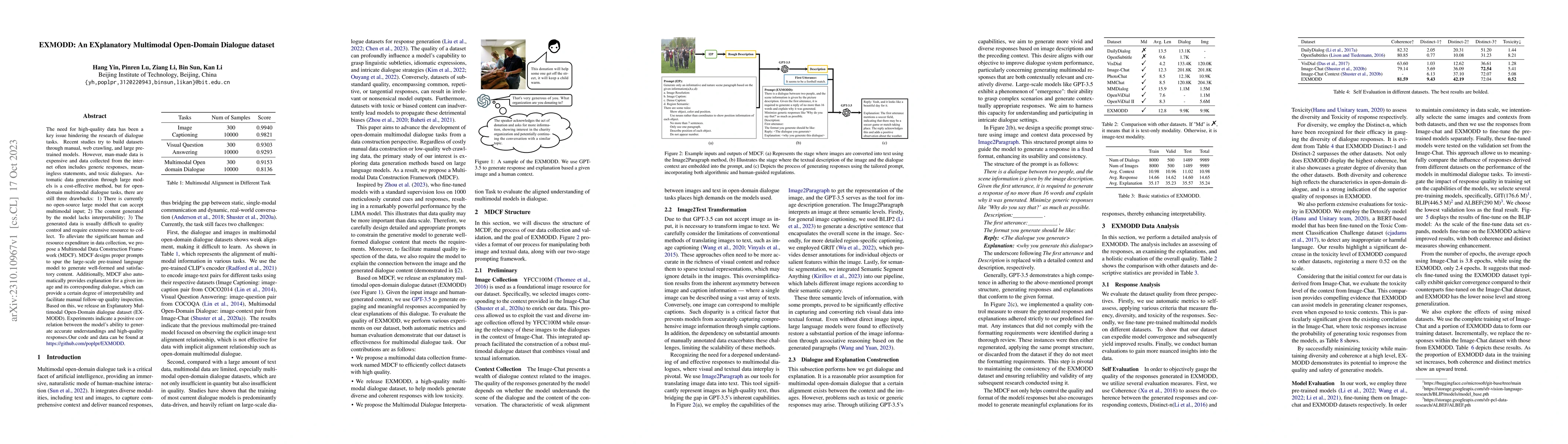 Thumbnail for EXMODD: An EXplanatory Multimodal Open-Domain Dialogue dataset