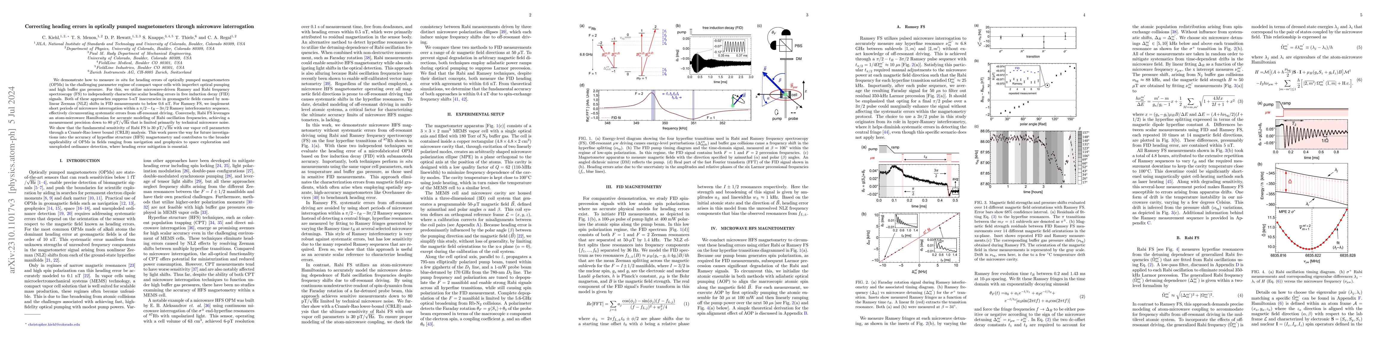 Thumbnail for Correcting heading errors in optically pumped magnetometers through
  microwave interrogation