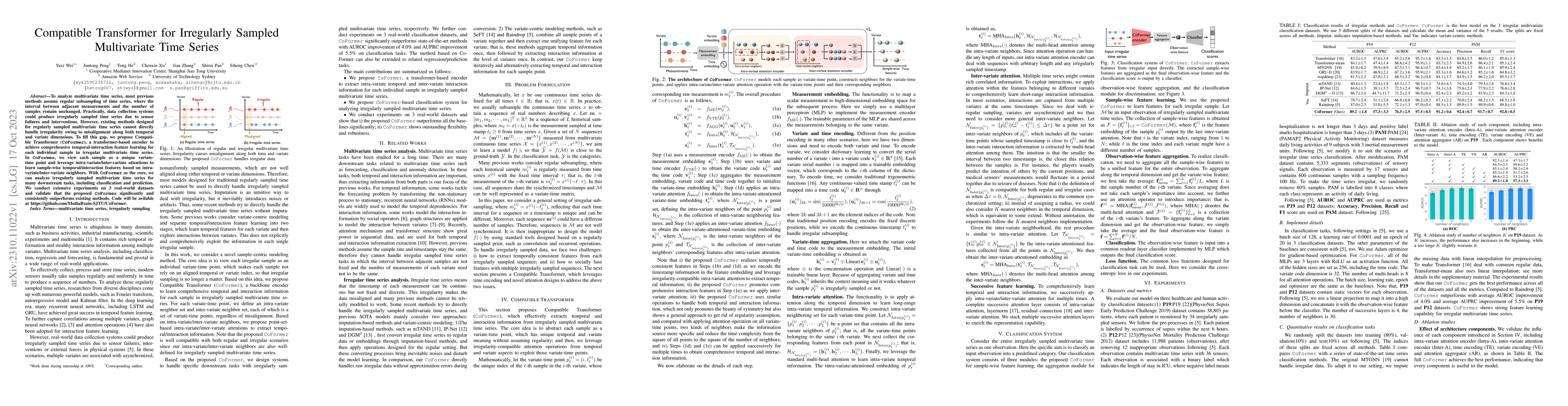 Thumbnail for Compatible Transformer for Irregularly Sampled Multivariate Time Series