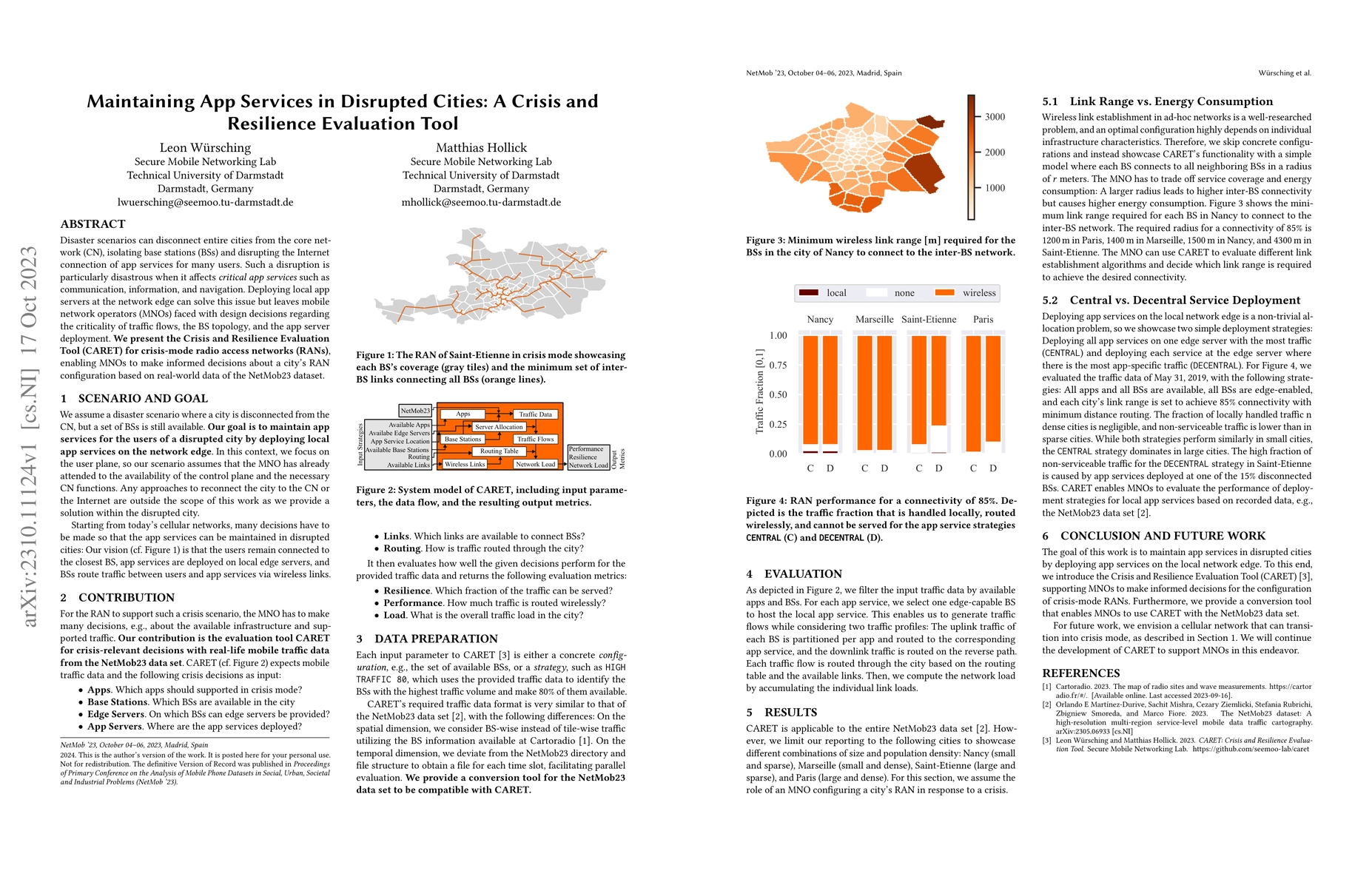 Thumbnail for Maintaining App Services in Disrupted Cities: A Crisis and Resilience
  Evaluation Tool