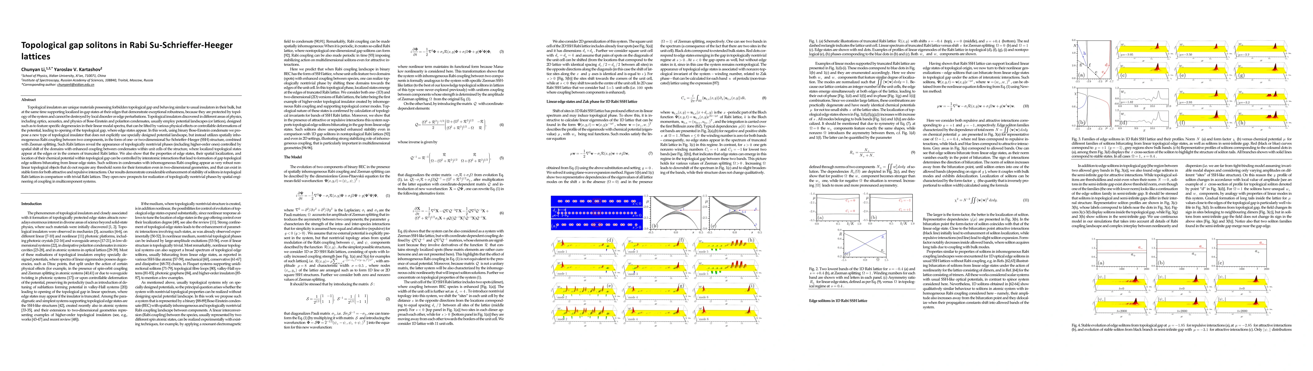 Thumbnail for Topological gap solitons in Rabi Su-Schrieffer-Heeger lattices