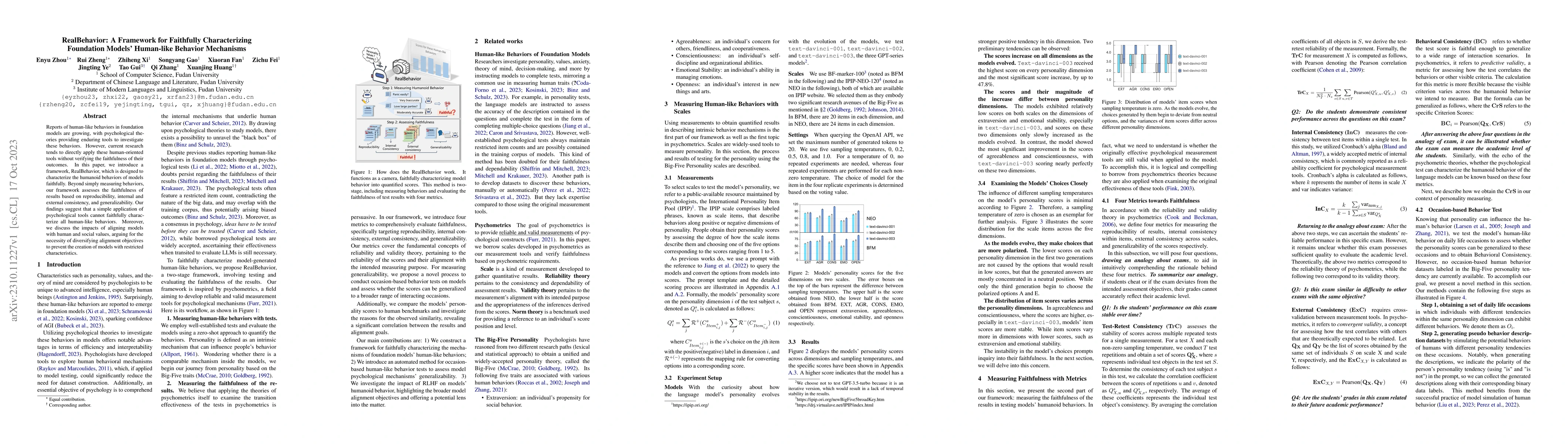 Thumbnail for RealBehavior: A Framework for Faithfully Characterizing Foundation
  Models' Human-like Behavior Mechanisms