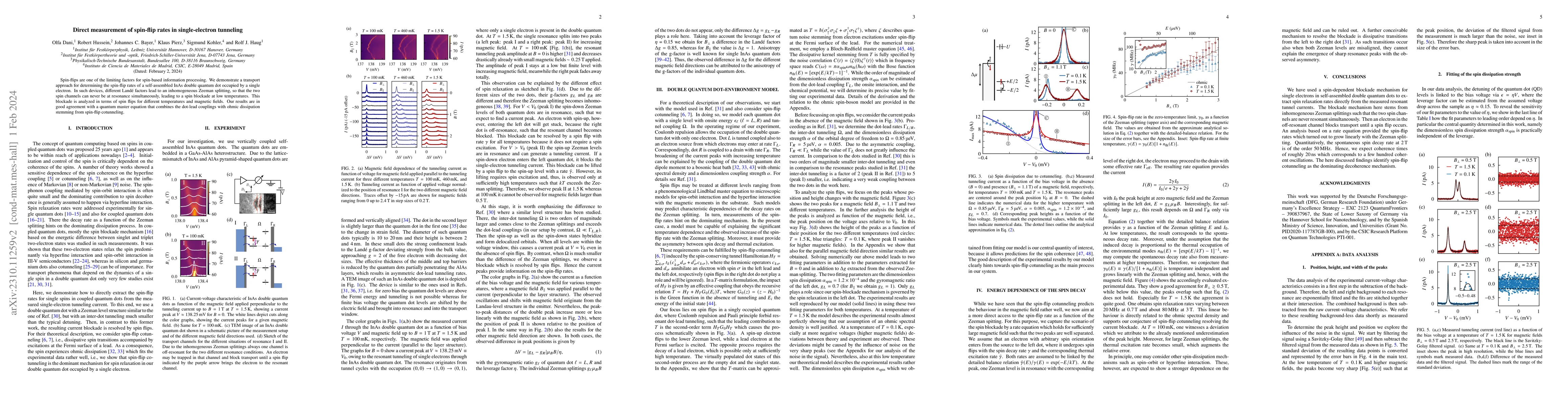 Thumbnail for Direct measurement of spin-flip rates in single-electron tunneling