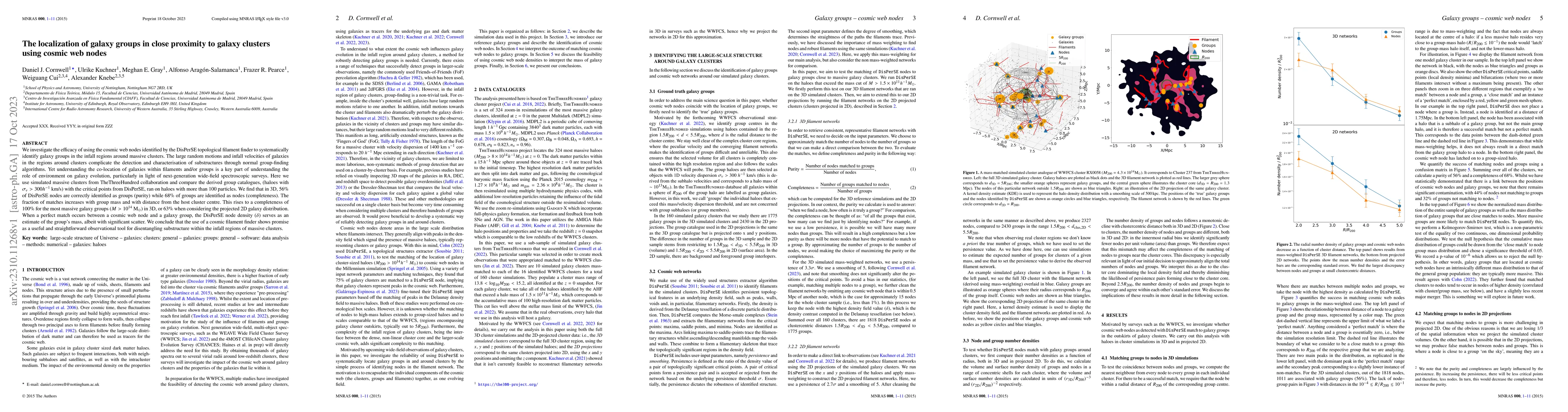 Thumbnail for The localization of galaxy groups in close proximity to galaxy clusters
  using cosmic web nodes