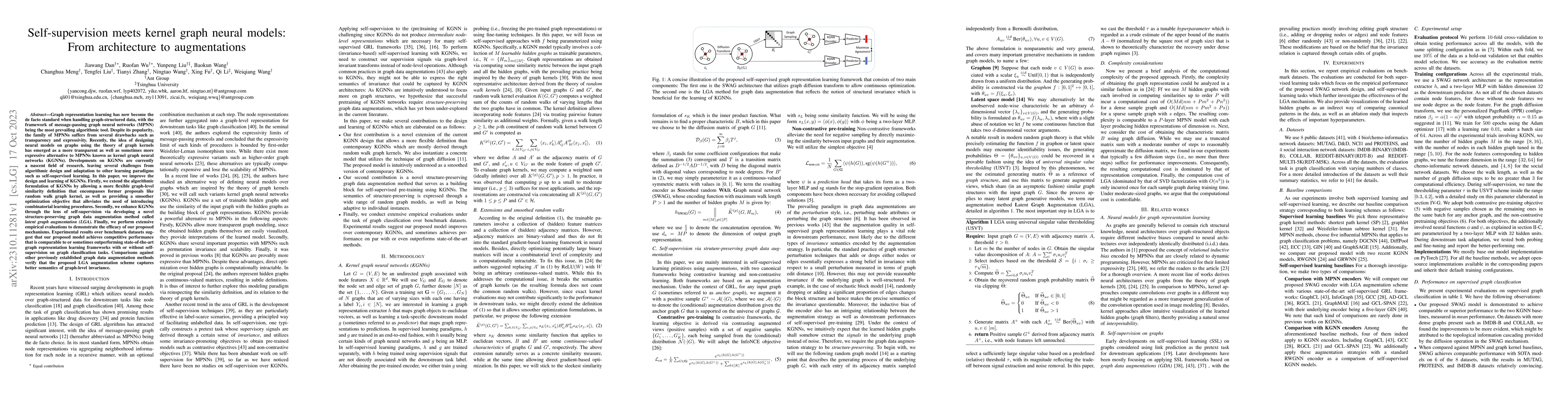 Thumbnail for Self-supervision meets kernel graph neural models: From architecture to
  augmentations