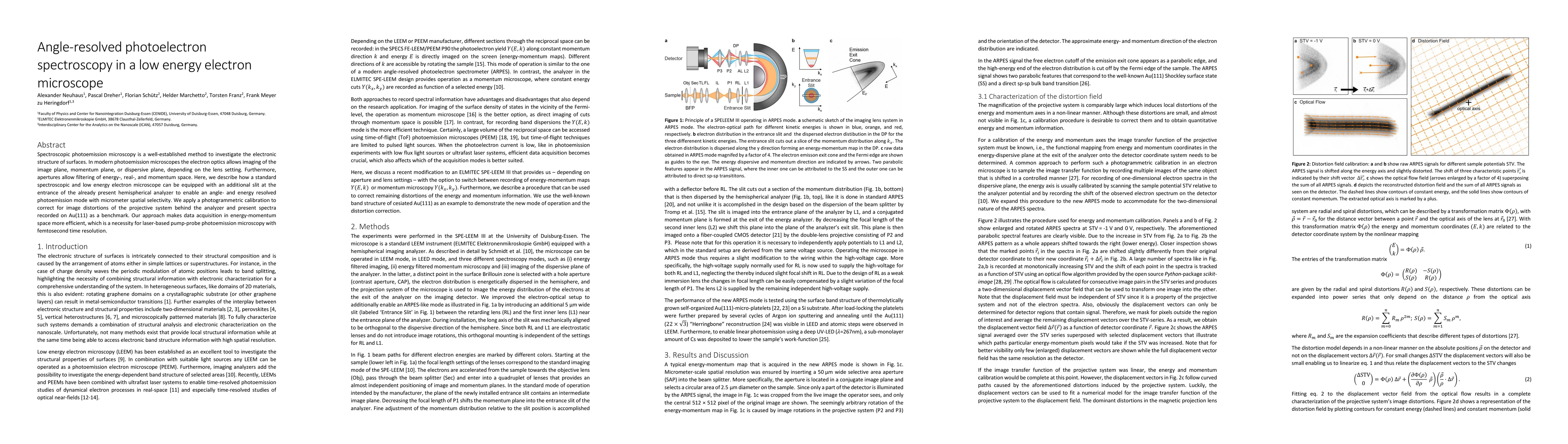 Thumbnail for Angle-resolved photoelectron spectroscopy in a low energy electron
  microscope