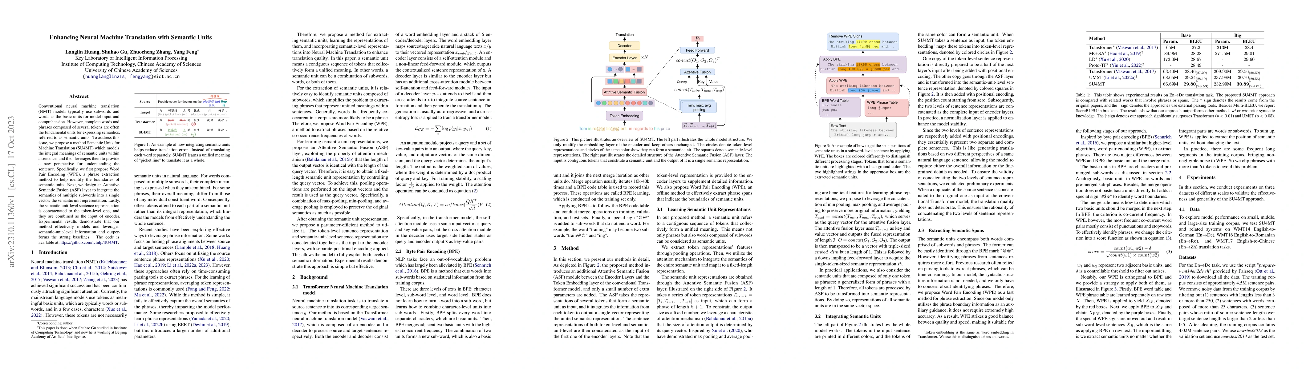 Thumbnail for Enhancing Neural Machine Translation with Semantic Units
