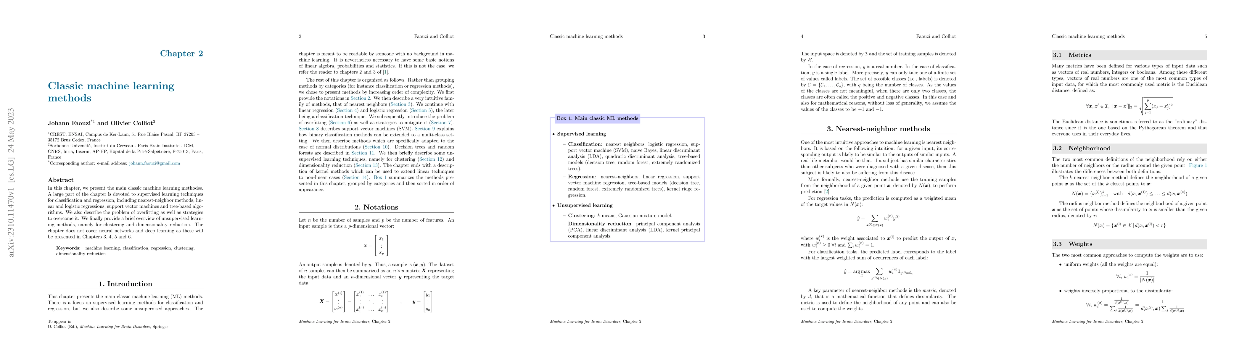 Thumbnail for Classic machine learning methods