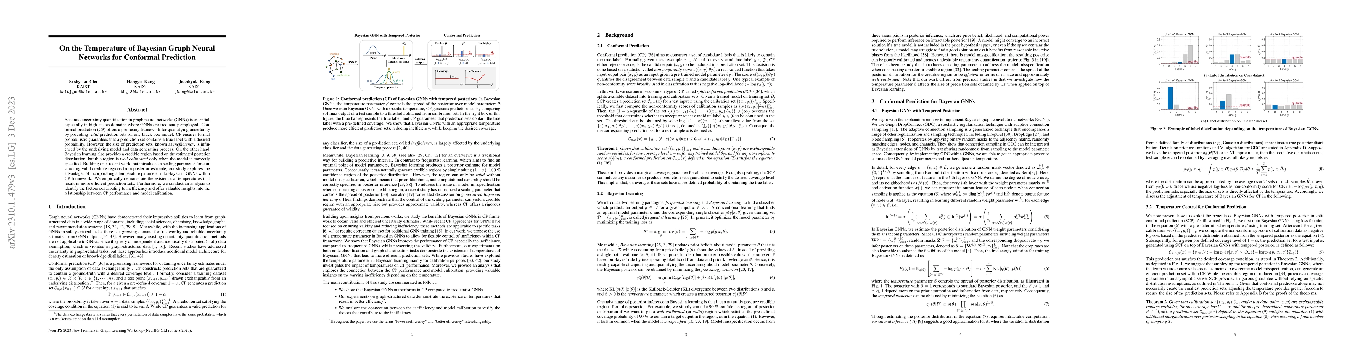 Thumbnail for On the Temperature of Bayesian Graph Neural Networks for Conformal
  Prediction