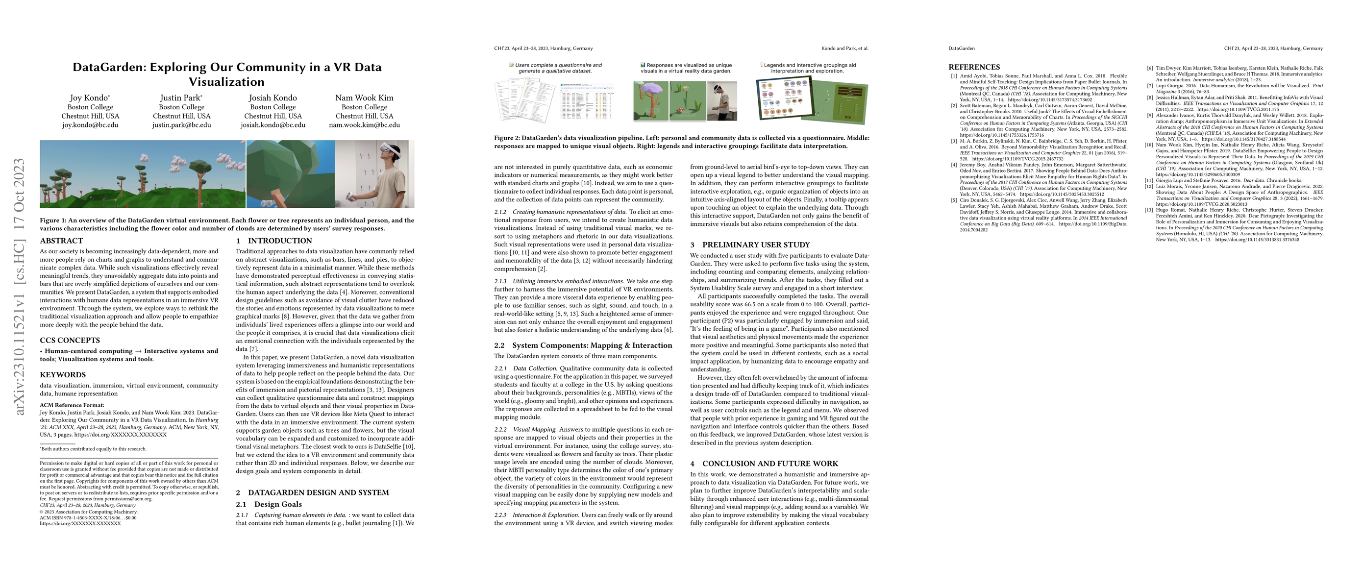 Thumbnail for DataGarden: Exploring our Community in a VR Data Visualization