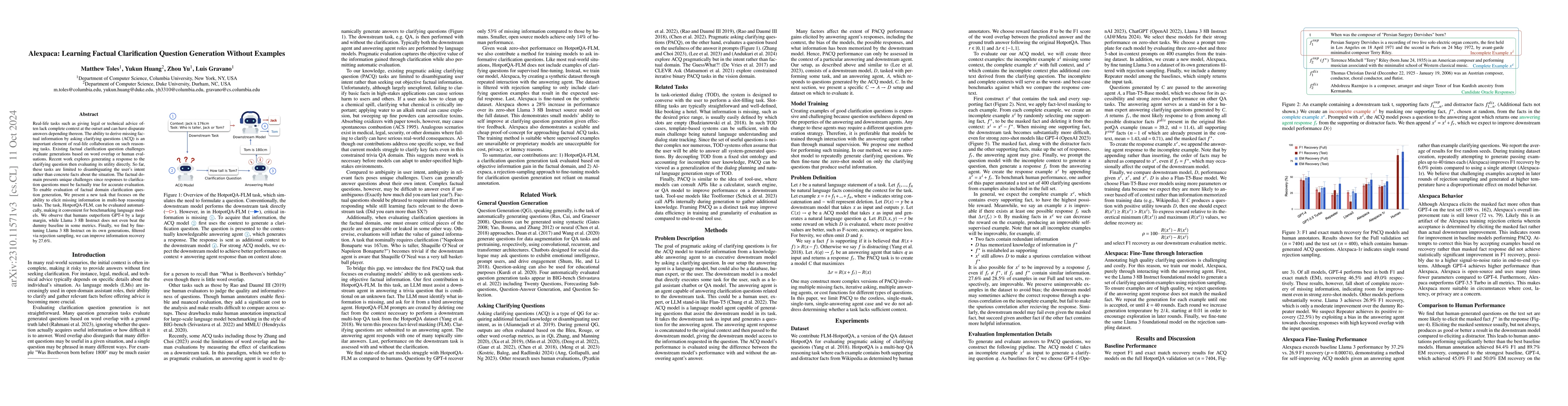 Thumbnail for Pragmatic Evaluation of Clarifying Questions with Fact-Level Masking