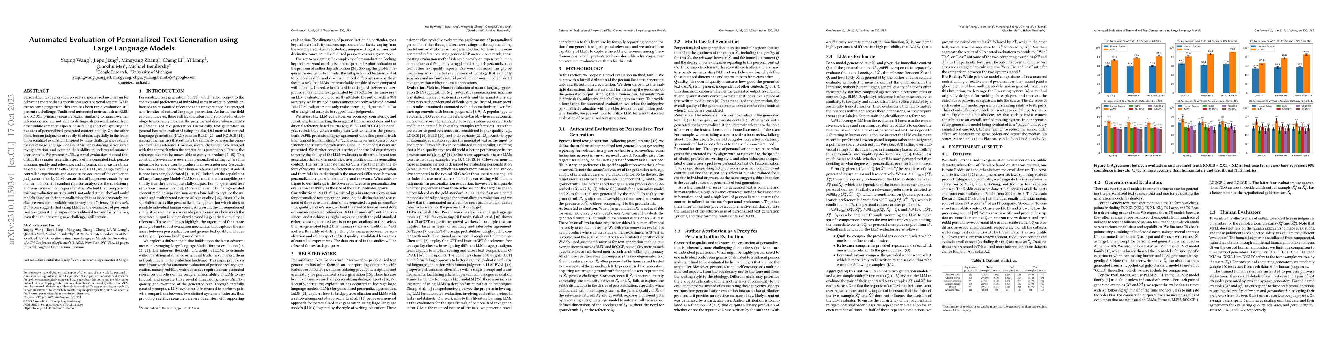 Thumbnail for Automated Evaluation of Personalized Text Generation using Large
  Language Models