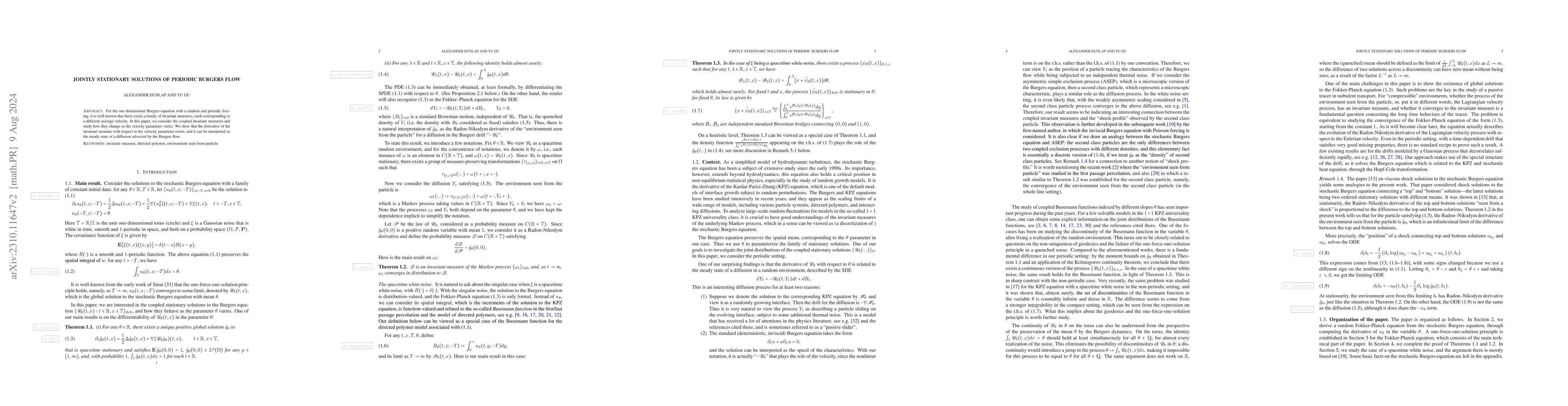 Thumbnail for Jointly stationary solutions of periodic Burgers flow