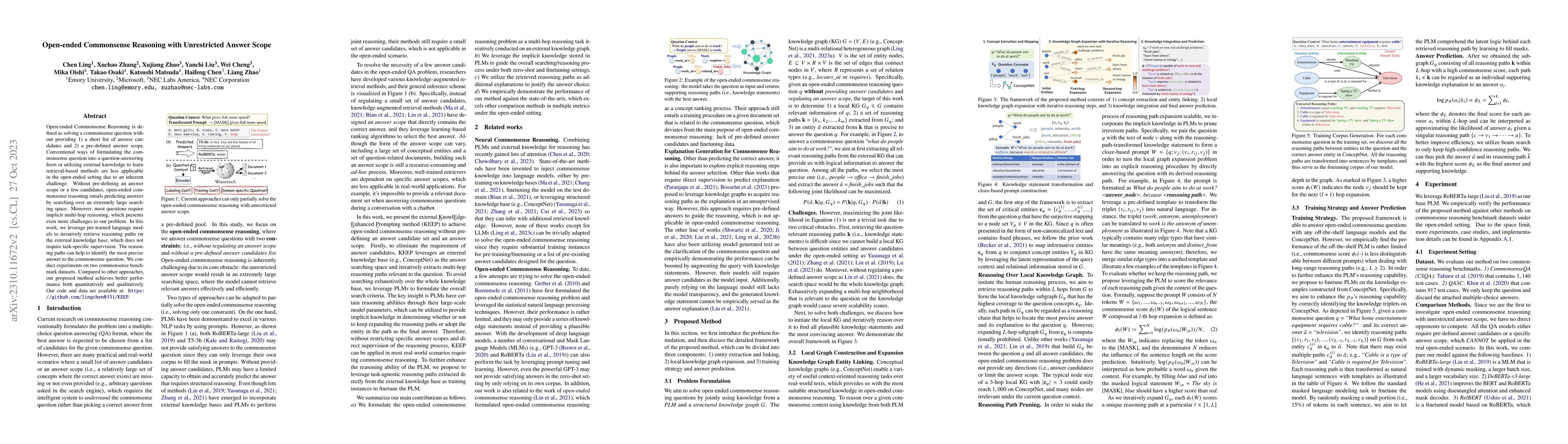 Thumbnail for Open-ended Commonsense Reasoning with Unrestricted Answer Scope