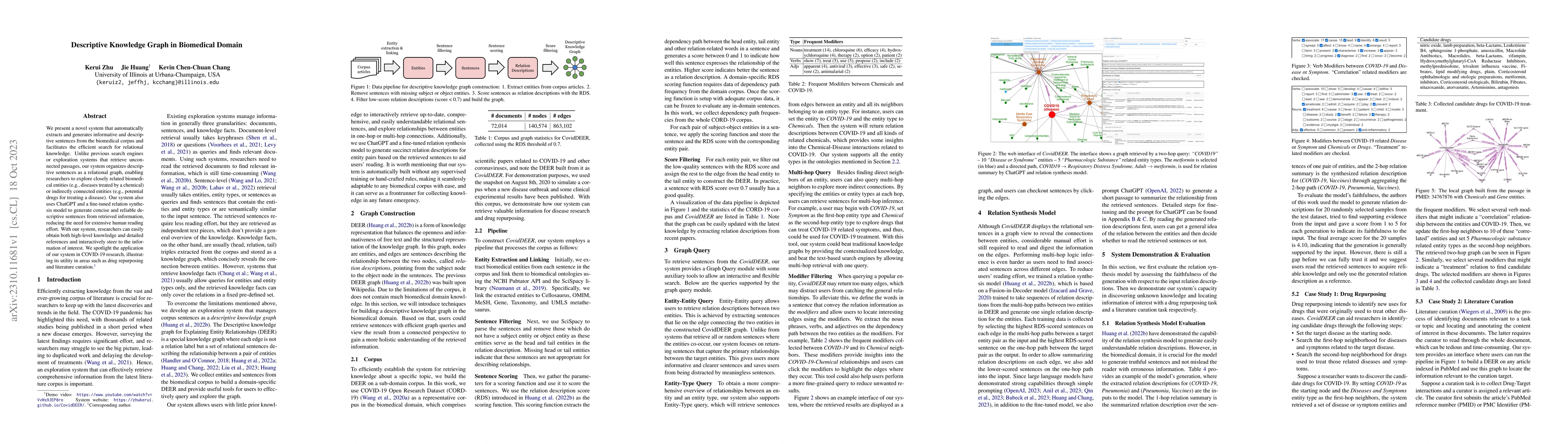 Thumbnail for Descriptive Knowledge Graph in Biomedical Domain