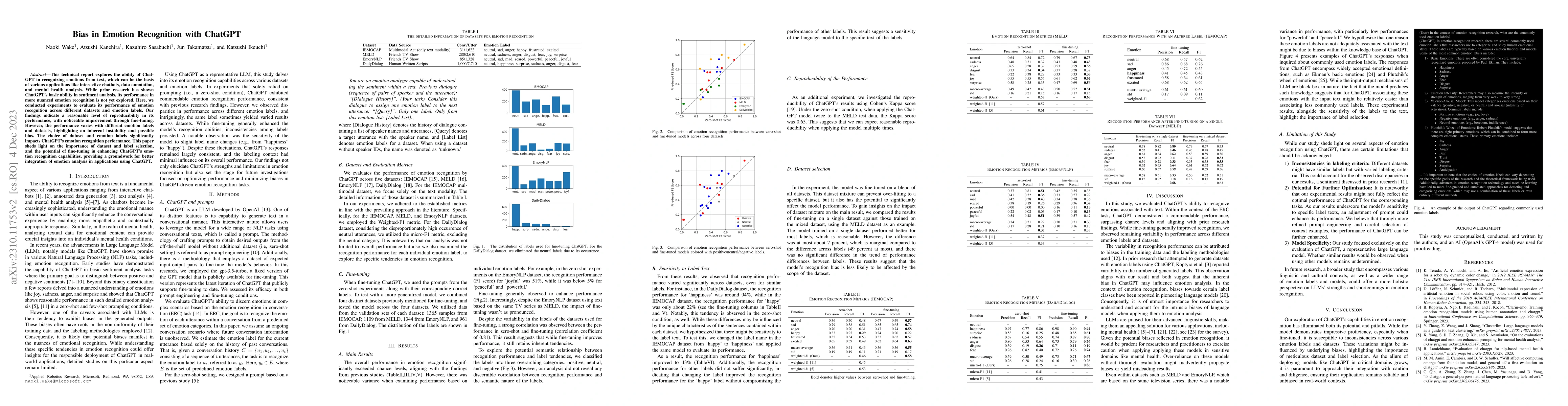 Thumbnail for Bias in Emotion Recognition with ChatGPT