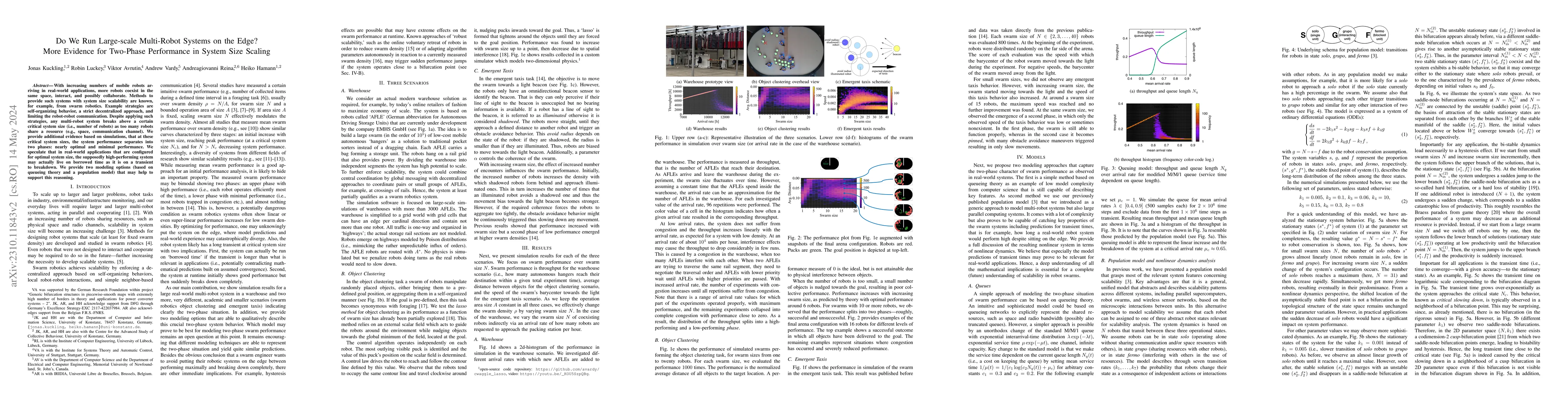 Thumbnail for Do We Run Large-scale Multi-Robot Systems on the Edge? More Evidence for
  Two-Phase Performance in System Size Scaling