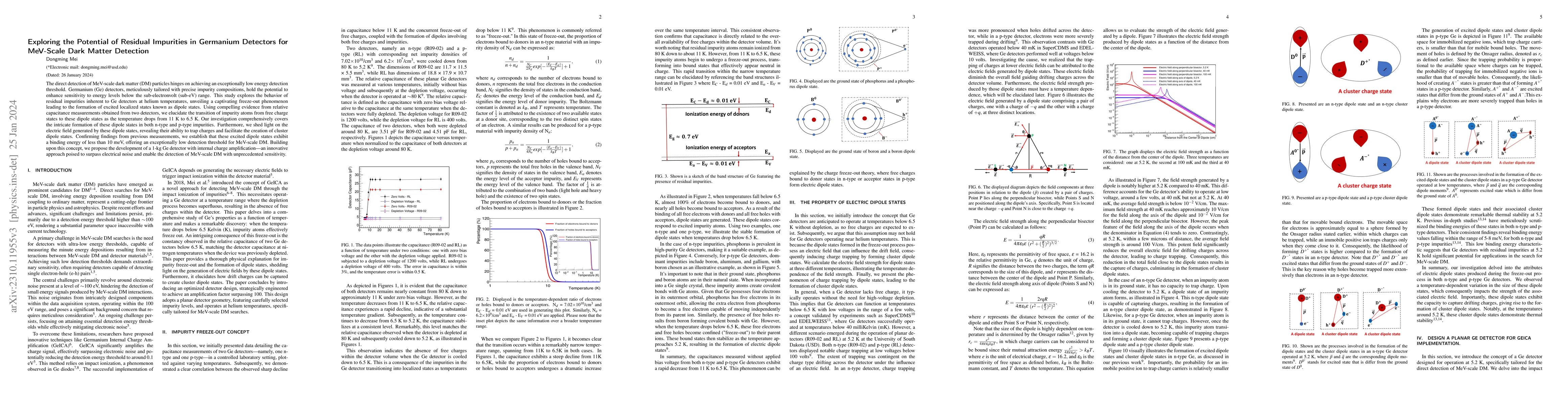 Thumbnail for Exploring the Potential of Residual Impurities in Germanium Detectors
  for Low-Mass Dark Matter Detection