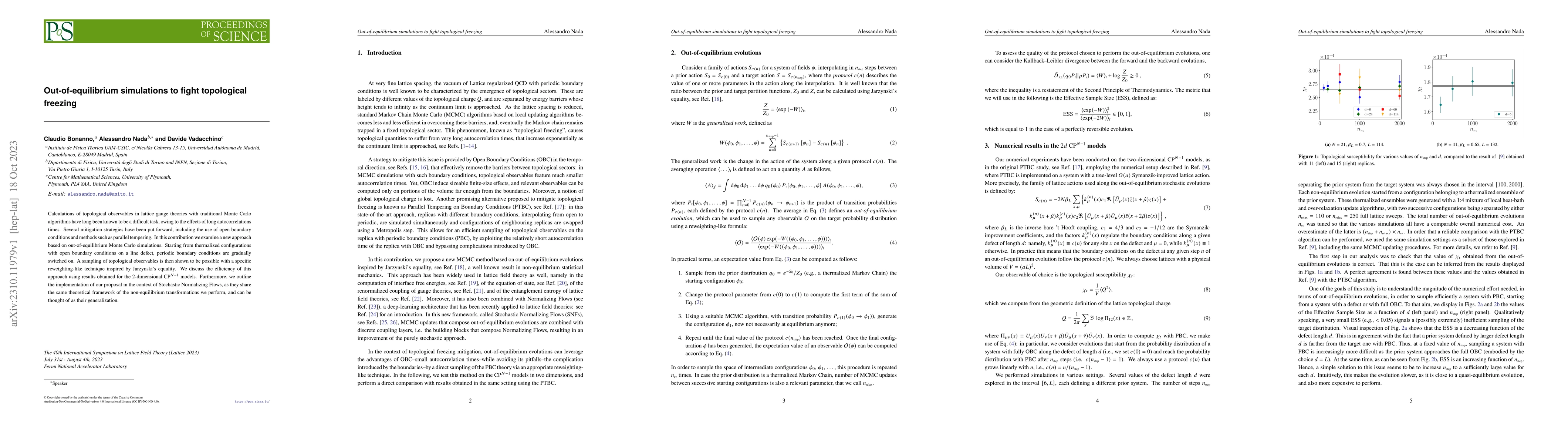 Thumbnail for Out-of-equilibrium simulations to fight topological freezing