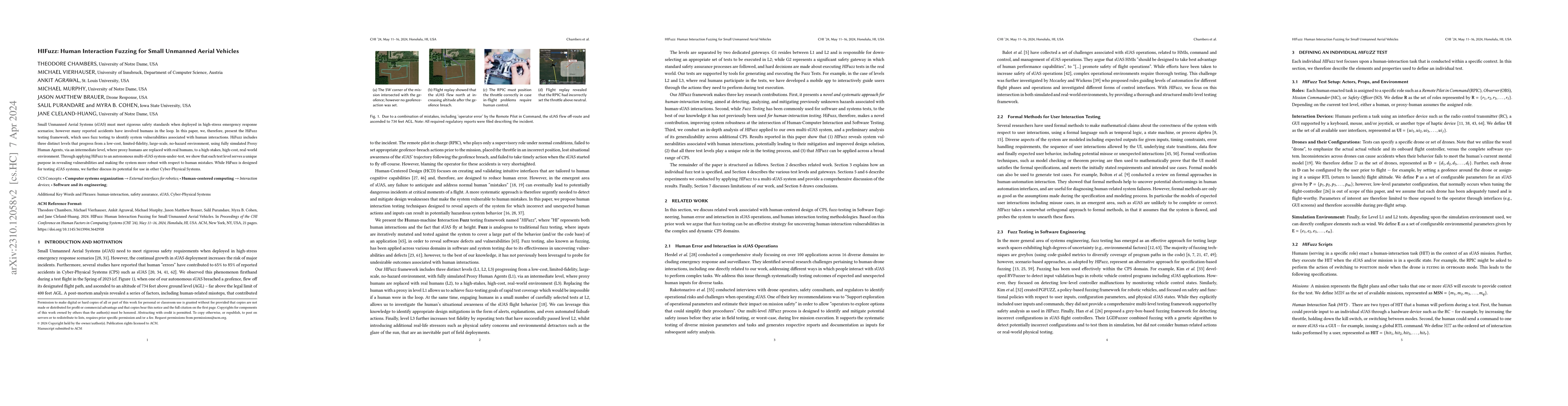 Thumbnail for HIFuzz: Human Interaction Fuzzing for small Unmanned Aerial Vehicles