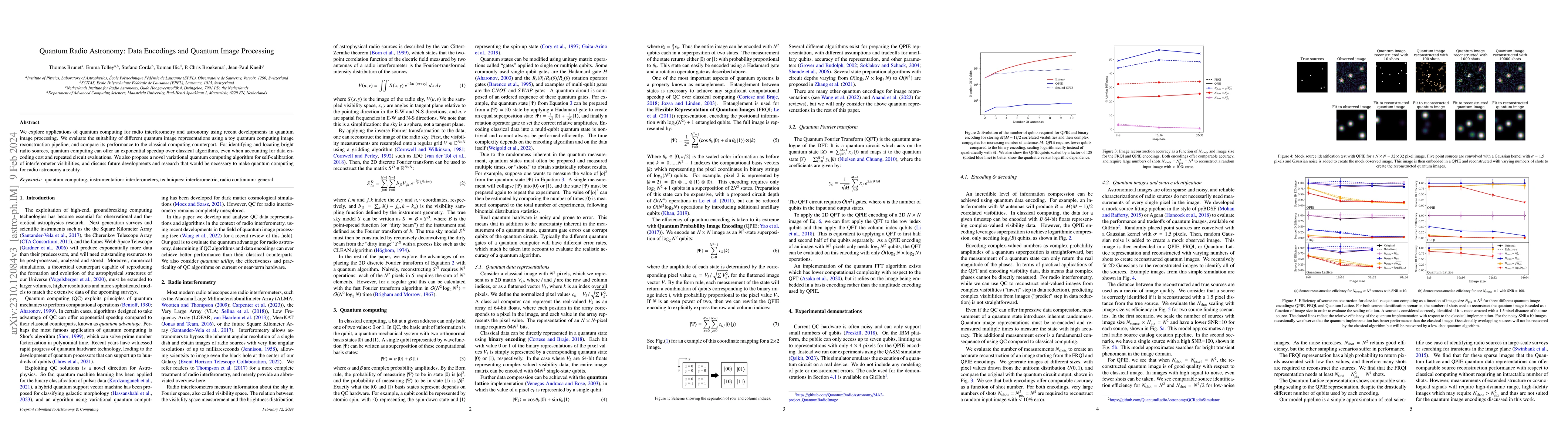 Thumbnail for Quantum Radio Astronomy: Data Encodings and Quantum Image Processing
