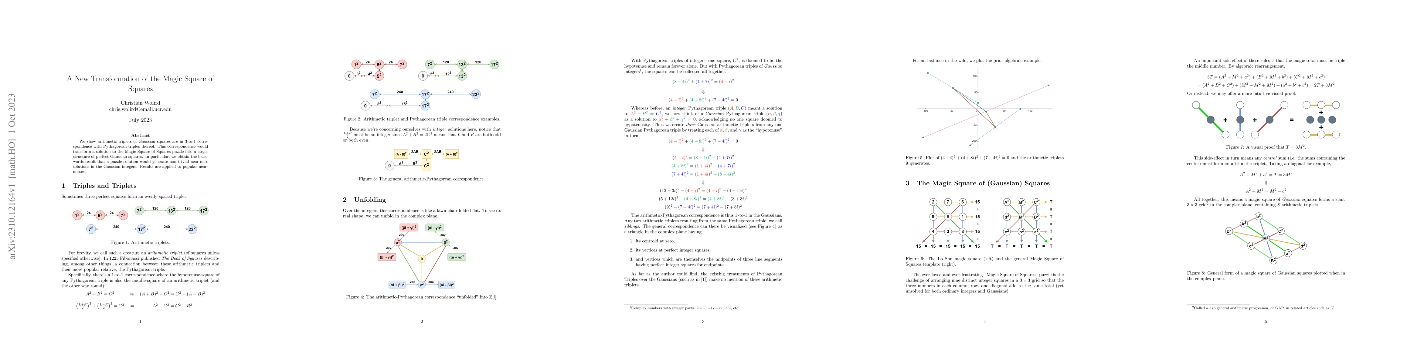 Thumbnail for A New Transformation of the Magic Square of Squares