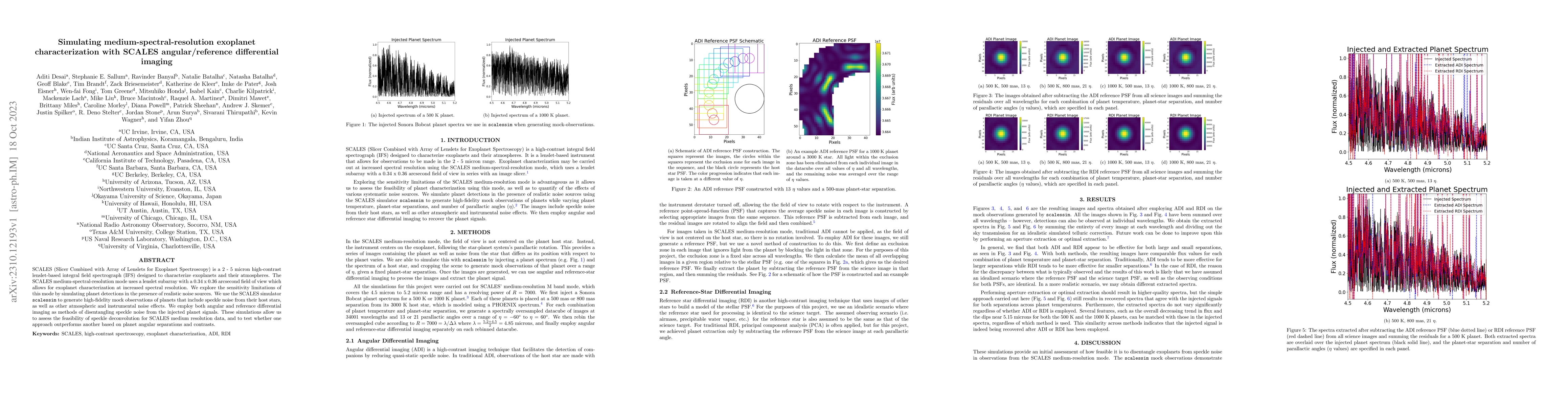 Thumbnail for Simulating medium-spectral-resolution exoplanet characterization with
  SCALES angular/reference differential imaging