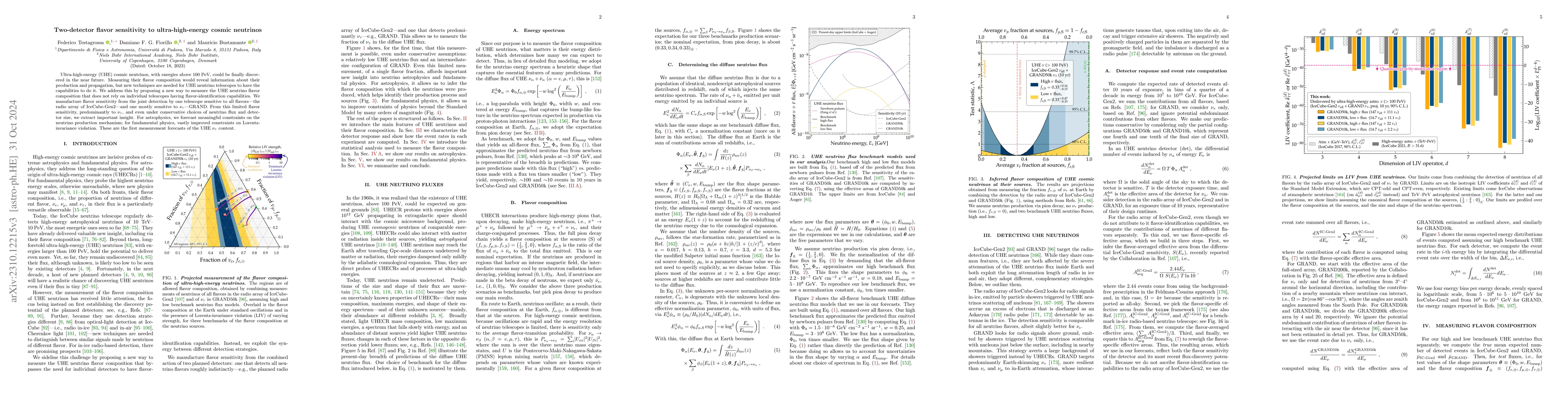 Thumbnail for Two-detector flavor sensitivity to ultra-high-energy cosmic neutrinos