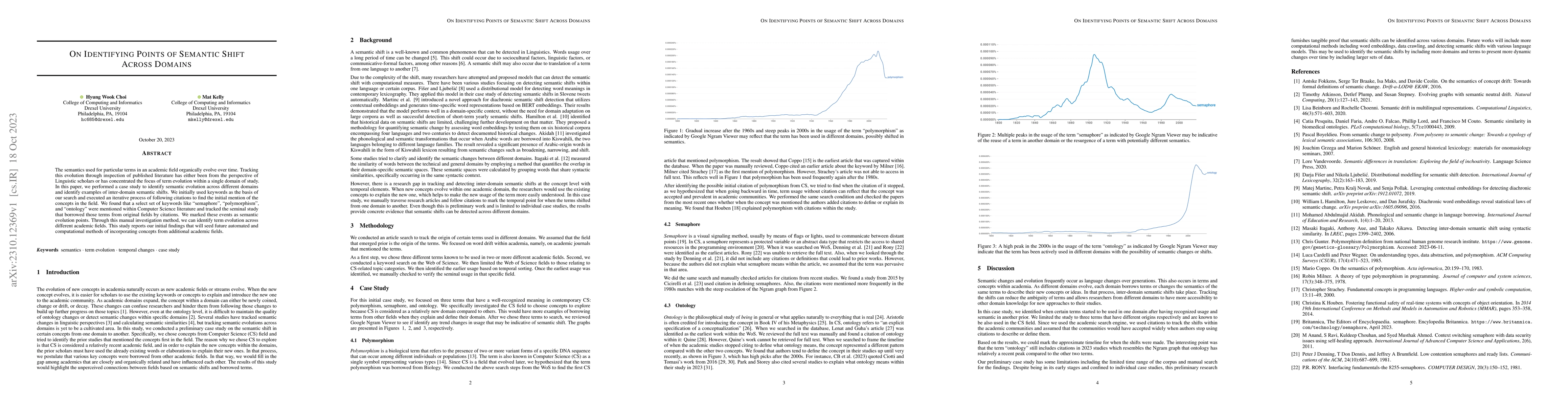 Thumbnail for On Identifying Points of Semantic Shift Across Domains