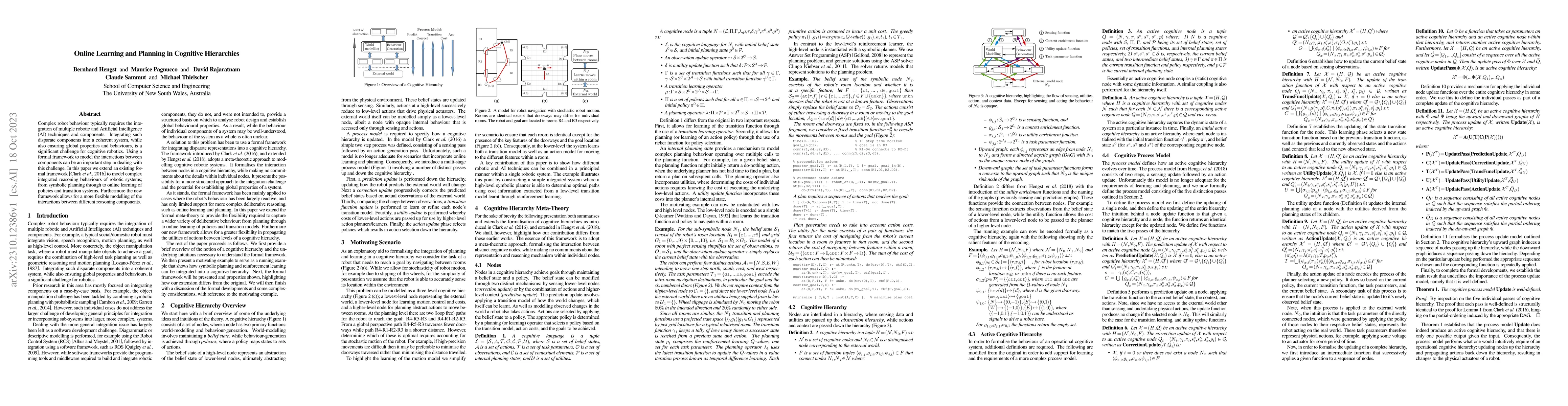 Thumbnail for Online Learning and Planning in Cognitive Hierarchies