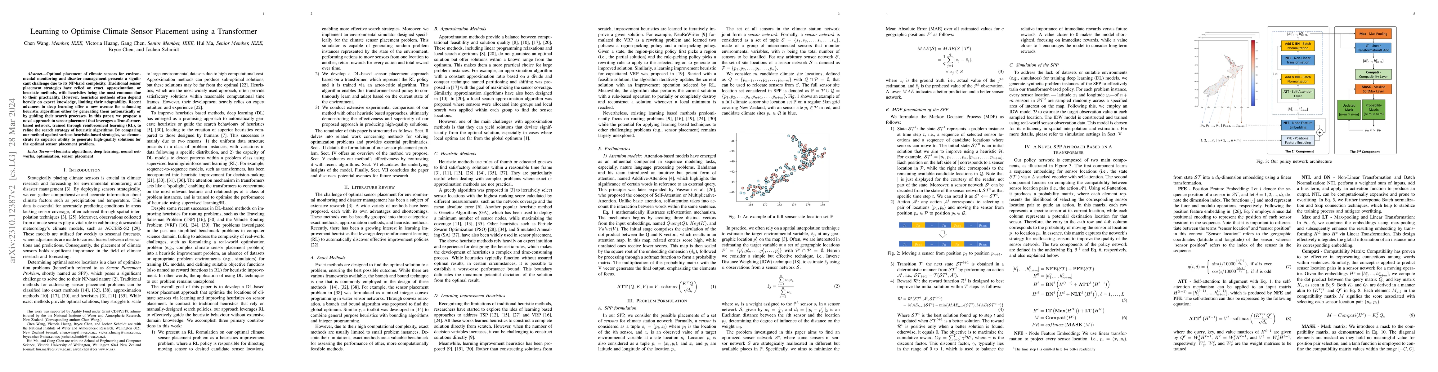 Thumbnail for Learning to Optimise Climate Sensor Placement using a Transformer