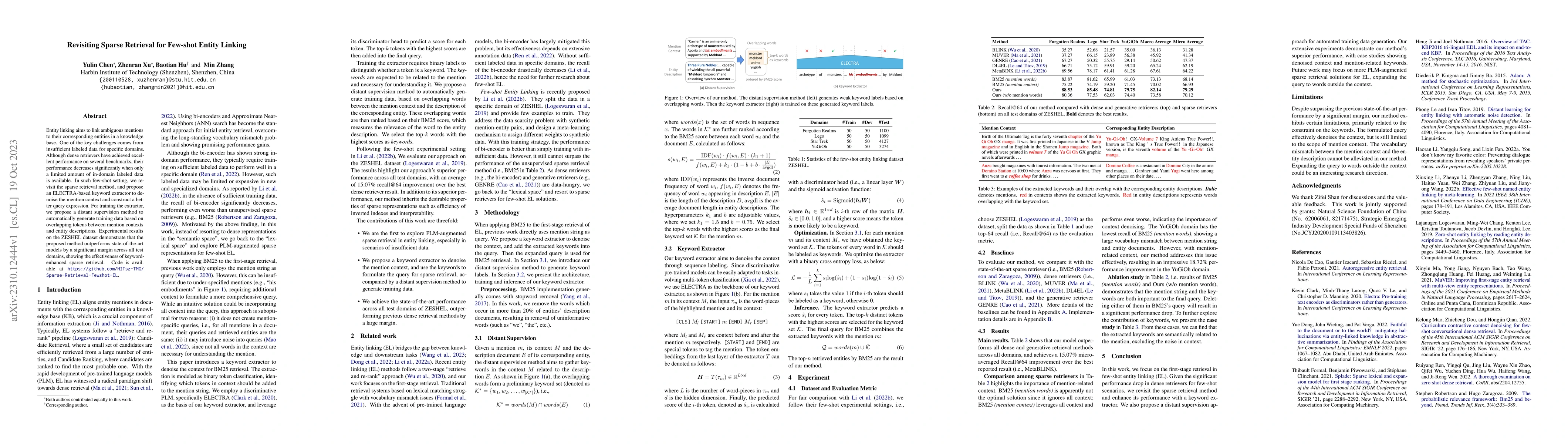 Thumbnail for Revisiting Sparse Retrieval for Few-shot Entity Linking