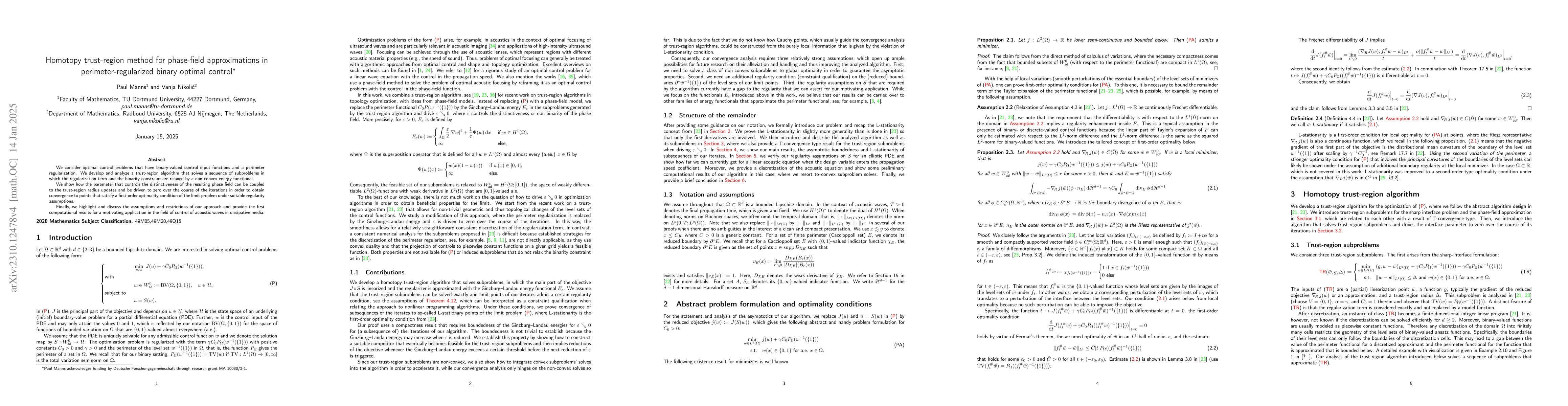 Thumbnail for Homotopy trust-region method for phase-field approximations in
  perimeter-regularized binary optimal control