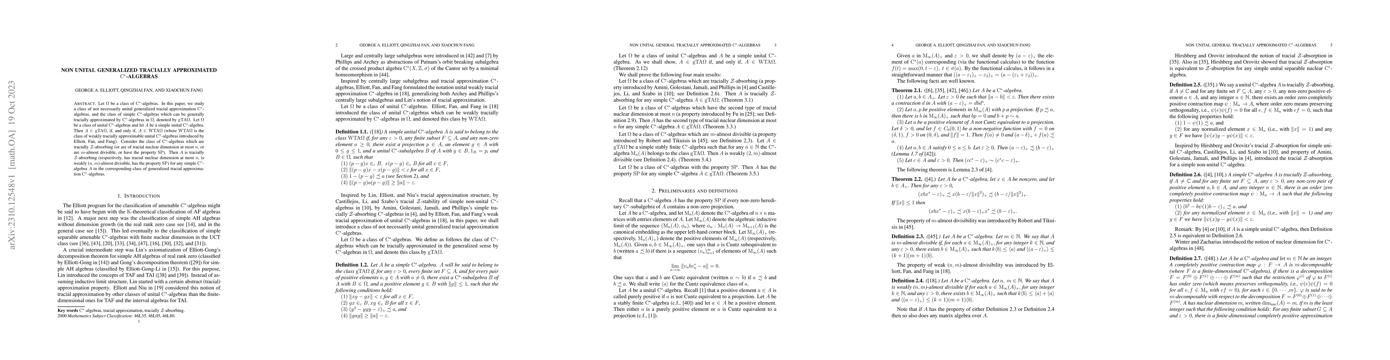 Thumbnail for Non unital generalized tracially approximated C*-algebras