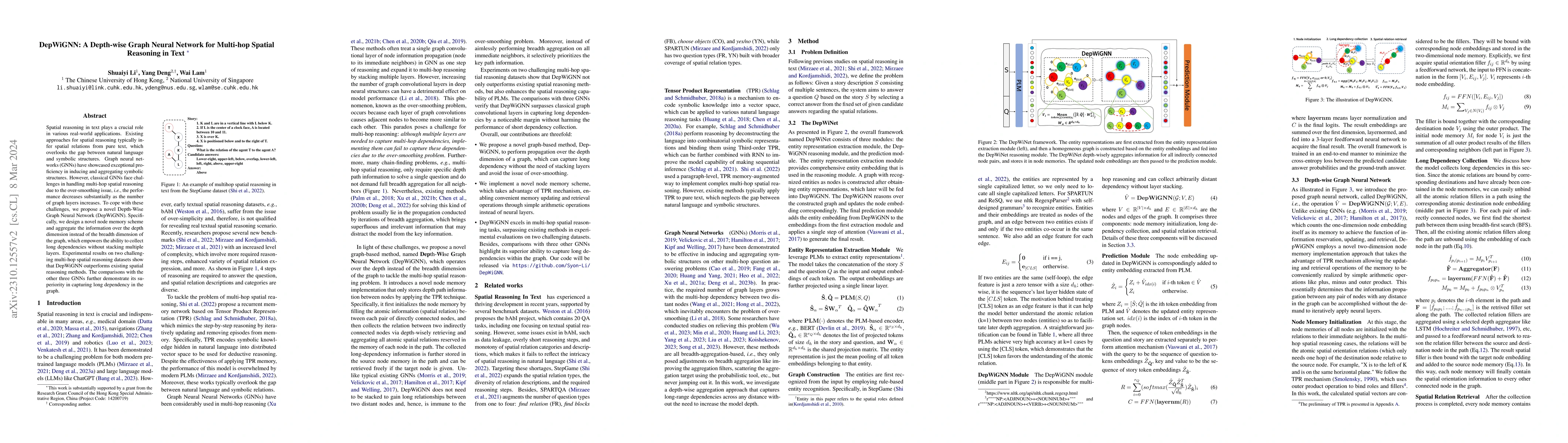 Thumbnail for DepWiGNN: A Depth-wise Graph Neural Network for Multi-hop Spatial
  Reasoning in Text