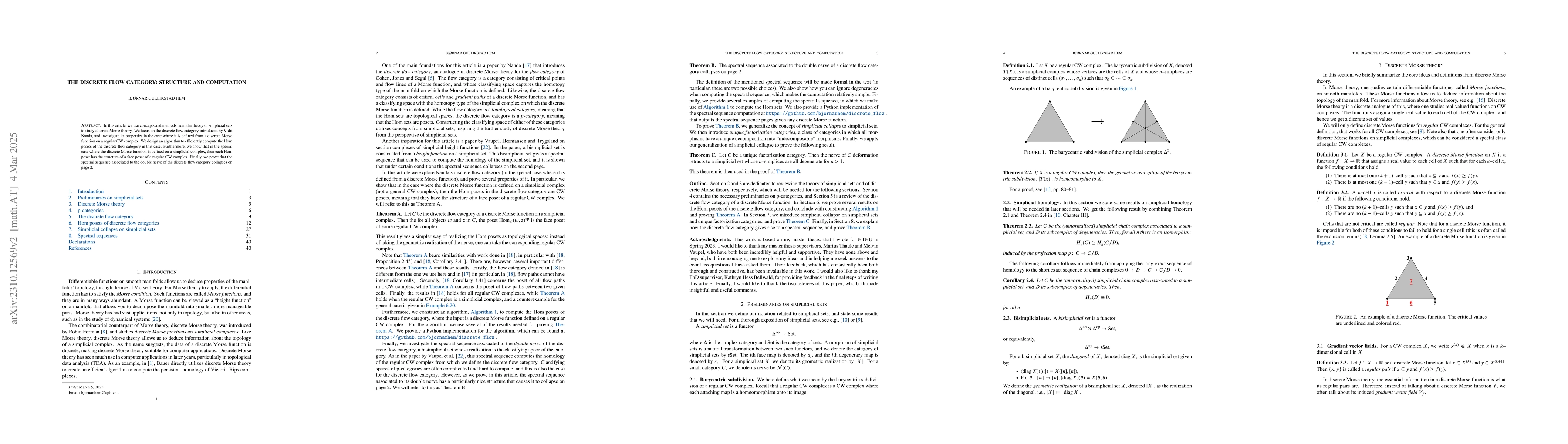 Thumbnail for The discrete flow category: structure and computation