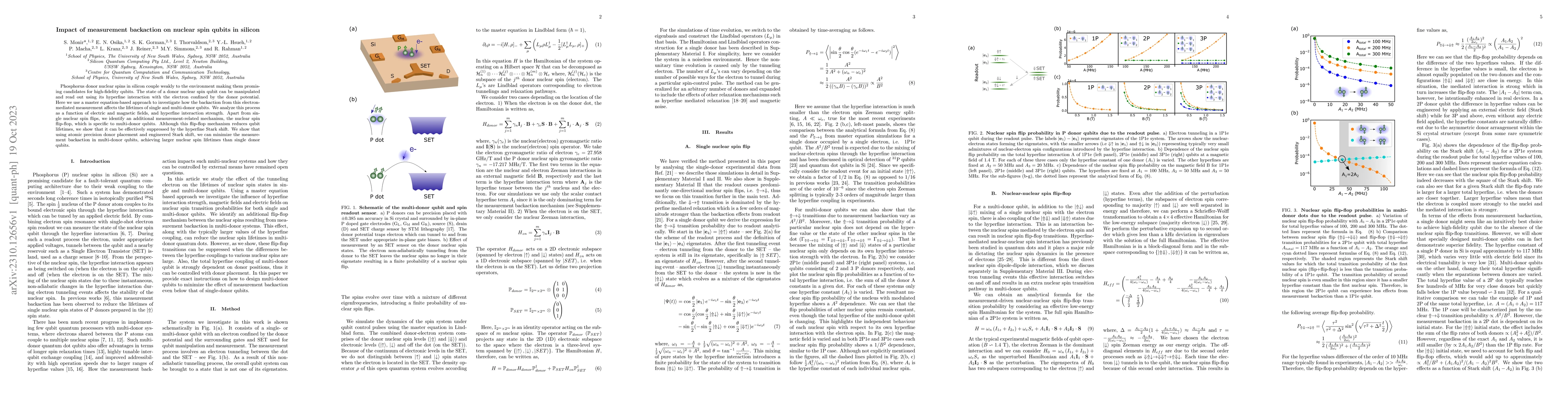 Thumbnail for Impact of measurement backaction on nuclear spin qubits in silicon