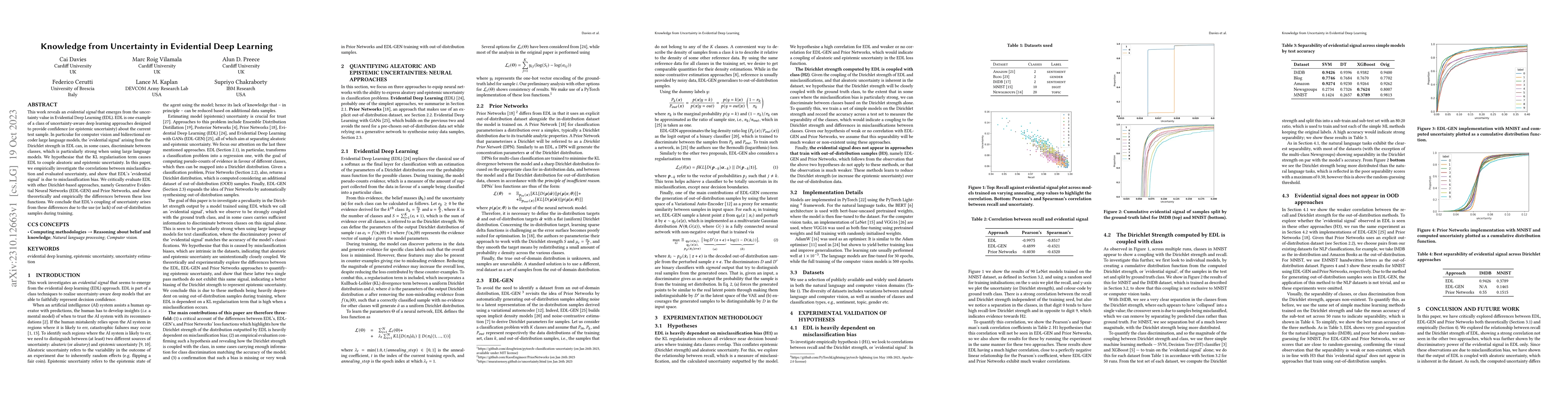 Thumbnail for Knowledge from Uncertainty in Evidential Deep Learning