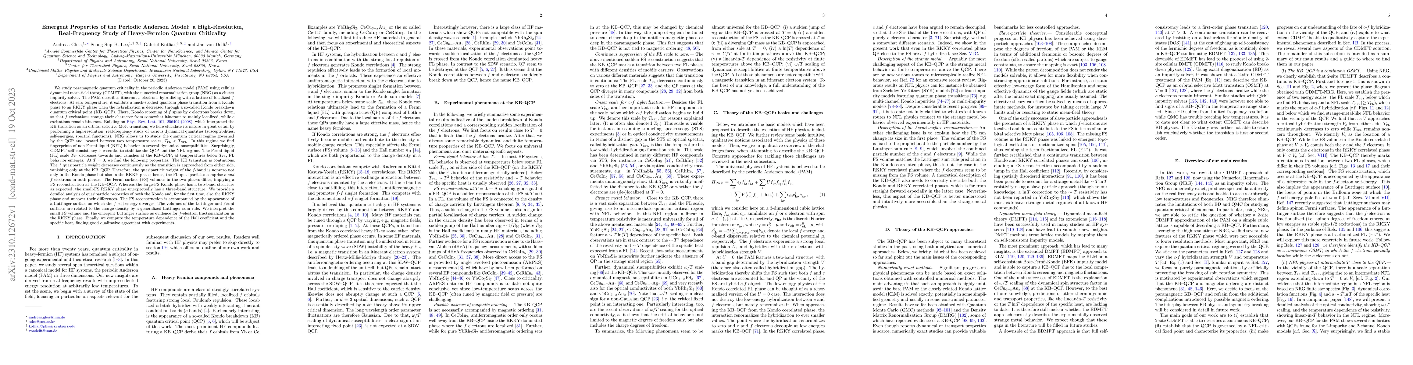 Thumbnail for Emergent Properties of the Periodic Anderson Model: a High-Resolution,
  Real-Frequency Study of Heavy-Fermion Quantum Criticality